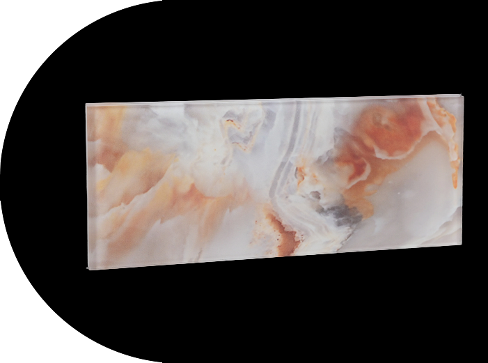 Vidrio divisorio de mármol